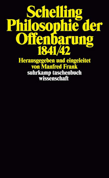 Schelling 
Philosophie der Offenbarung