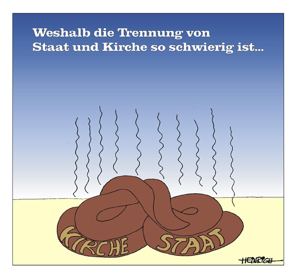 Karikatur Religion & Kirche