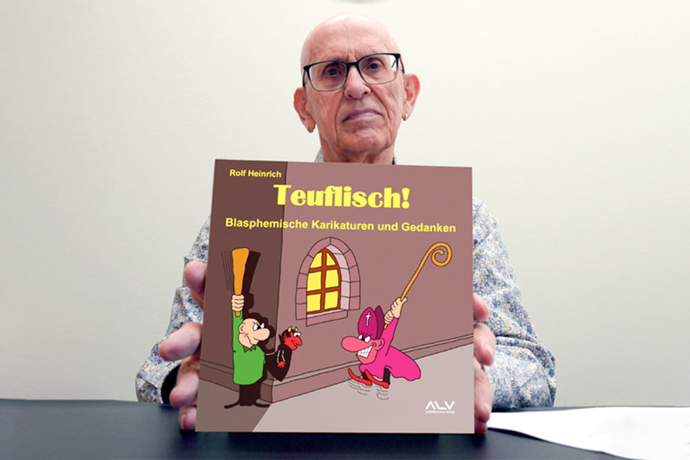 Neue Karikaturen von Rolf Heinrich: zornige Zeichnungen